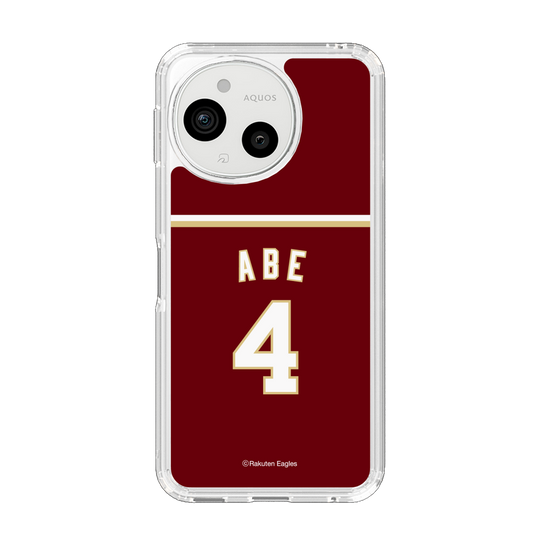 スリムプロテクションケース［ 楽天イーグルス - #4 Abe - ビジター ］