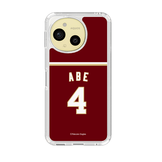 スリムプロテクションケース［ 楽天イーグルス - #4 Abe - ビジター ］