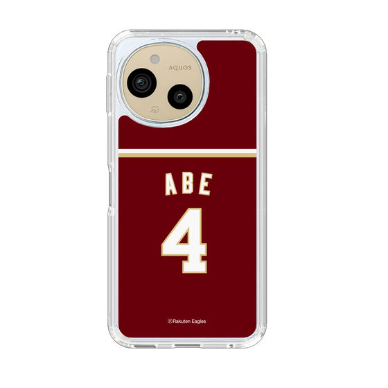 スリムプロテクションケース［ 楽天イーグルス - #4 Abe - ビジター ］