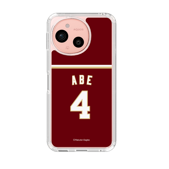 スリムプロテクションケース［ 楽天イーグルス - #4 Abe - ビジター ］