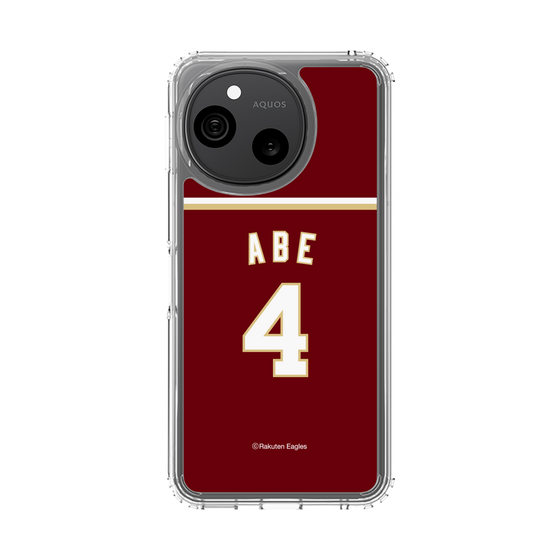 スリムプロテクションケース［ 楽天イーグルス - #4 Abe - ビジター ］
