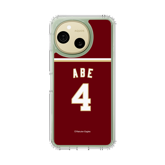 スリムプロテクションケース［ 楽天イーグルス - #4 Abe - ビジター ］
