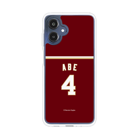 スリムプロテクションケース［ 楽天イーグルス - #4 Abe - ビジター ］