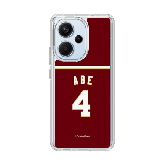 スリムプロテクションケース［ 楽天イーグルス - #4 Abe -ビジター ］