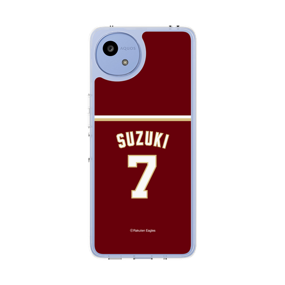 スリムプロテクションケース［ 楽天イーグルス - #7 Suzuki - ビジター ］