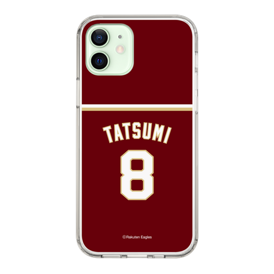 スリムプロテクションケース［ 楽天イーグルス - #8 Tatsumi -ビジター ］