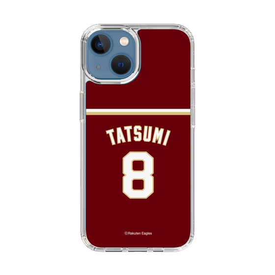 スリムプロテクションケース［ 楽天イーグルス - #8 Tatsumi -ビジター ］