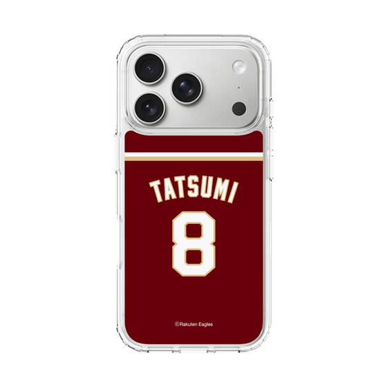 スリムプロテクションケース［ 楽天イーグルス - #8 Tatsumi - ビジター ］