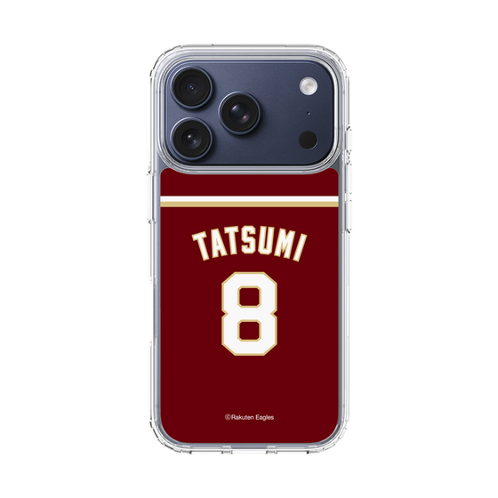 スリムプロテクションケース［ 楽天イーグルス - #8 Tatsumi - ビジター ］