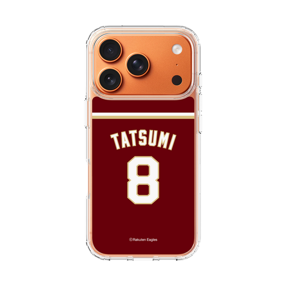 スリムプロテクションケース［ 楽天イーグルス - #8 Tatsumi - ビジター ］