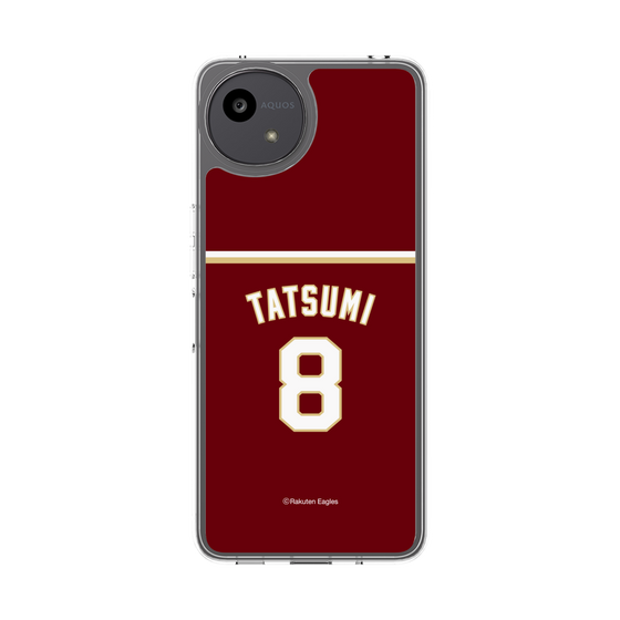 スリムプロテクションケース［ 楽天イーグルス - #8 Tatsumi - ビジター ］