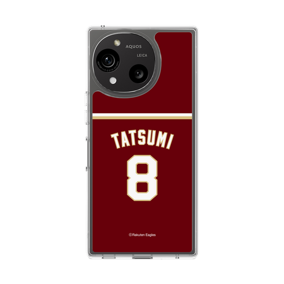 スリムプロテクションケース［ 楽天イーグルス - #8 Tatsumi - ビジター ］