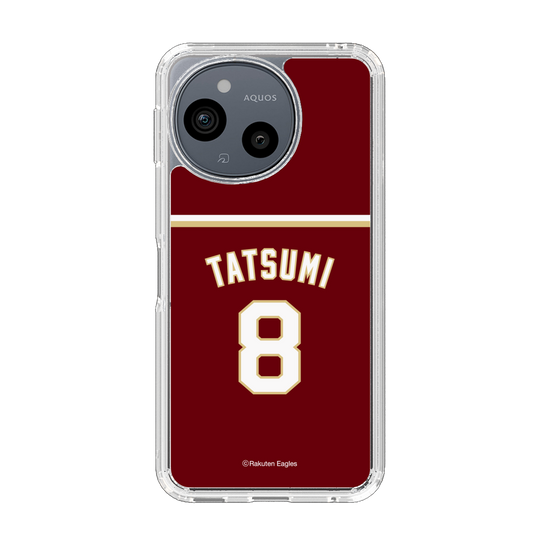 スリムプロテクションケース［ 楽天イーグルス - #8 Tatsumi - ビジター ］
