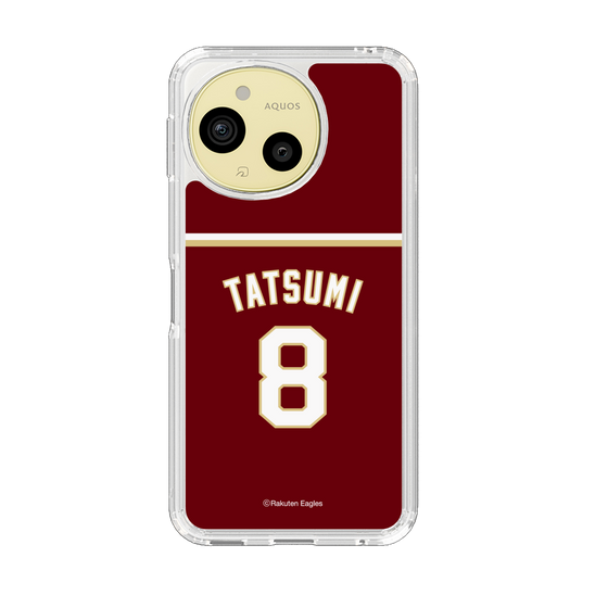 スリムプロテクションケース［ 楽天イーグルス - #8 Tatsumi - ビジター ］