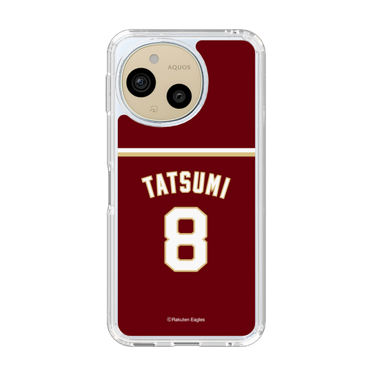 スリムプロテクションケース［ 楽天イーグルス - #8 Tatsumi - ビジター ］