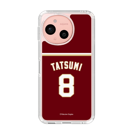 スリムプロテクションケース［ 楽天イーグルス - #8 Tatsumi - ビジター ］