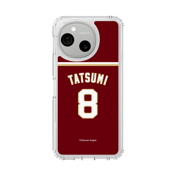スリムプロテクションケース［ 楽天イーグルス - #8 Tatsumi - ビジター ］