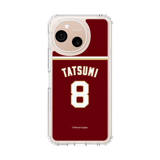 スリムプロテクションケース［ 楽天イーグルス - #8 Tatsumi - ビジター ］