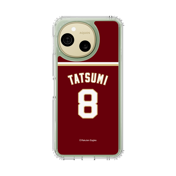 スリムプロテクションケース［ 楽天イーグルス - #8 Tatsumi - ビジター ］