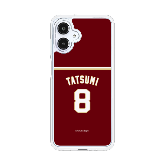 スリムプロテクションケース［ 楽天イーグルス - #8 Tatsumi - ビジター ］