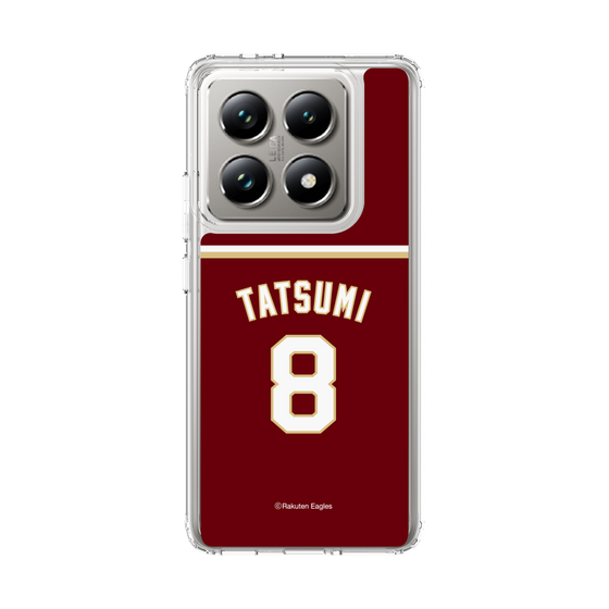 スリムプロテクションケース［ 楽天イーグルス - #8 Tatsumi - ビジター ］
