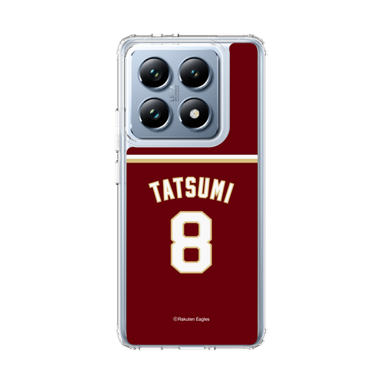 スリムプロテクションケース［ 楽天イーグルス - #8 Tatsumi - ビジター ］