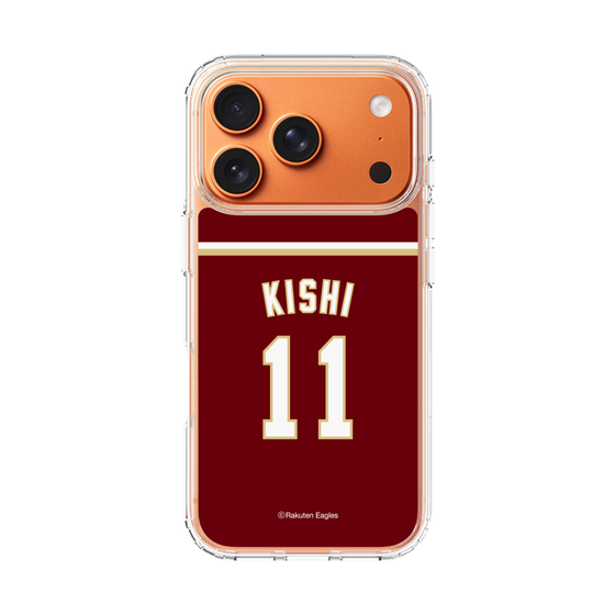 スリムプロテクションケース［ 楽天イーグルス - #11 Kishi - ビジター ］