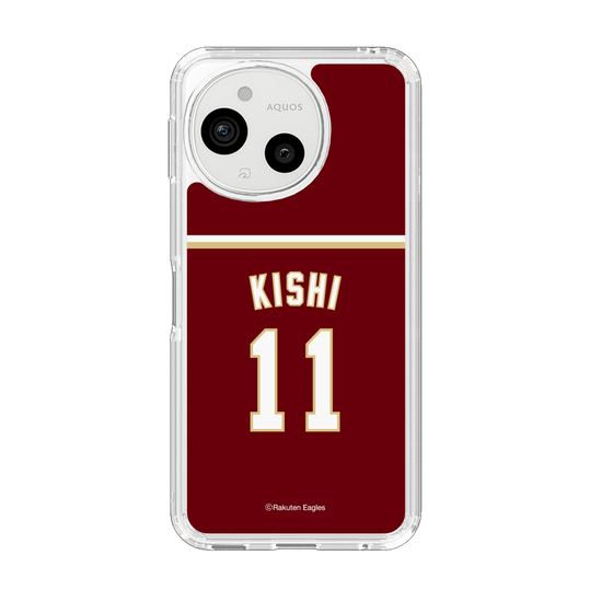 スリムプロテクションケース［ 楽天イーグルス - #11 Kishi - ビジター ］