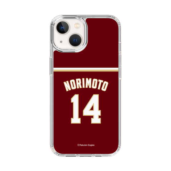 スリムプロテクションケース［ 楽天イーグルス - #14 Norimoto -ビジター ］