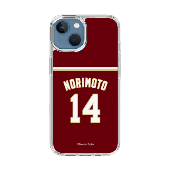 スリムプロテクションケース［ 楽天イーグルス - #14 Norimoto -ビジター ］