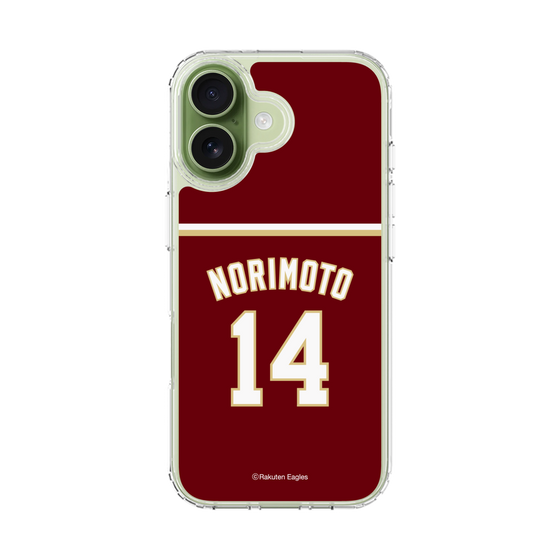 スリムプロテクションケース［ 楽天イーグルス - #14 Norimoto - ビジター ］