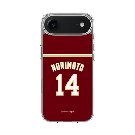 スリムプロテクションケース［ 楽天イーグルス - #14 Norimoto - ビジター ］