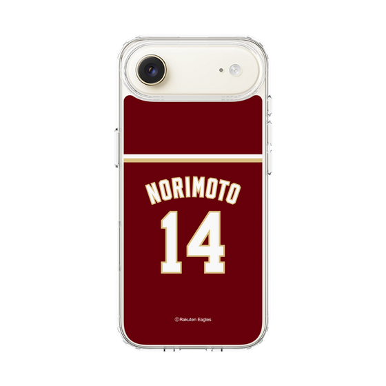 スリムプロテクションケース［ 楽天イーグルス - #14 Norimoto - ビジター ］