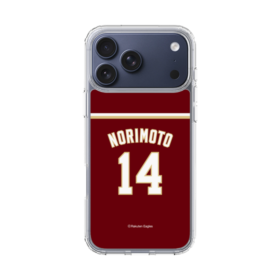 スリムプロテクションケース［ 楽天イーグルス - #14 Norimoto - ビジター ］
