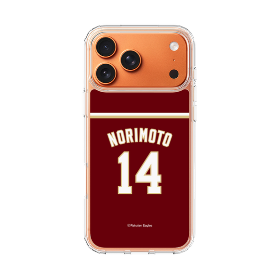 スリムプロテクションケース［ 楽天イーグルス - #14 Norimoto - ビジター ］