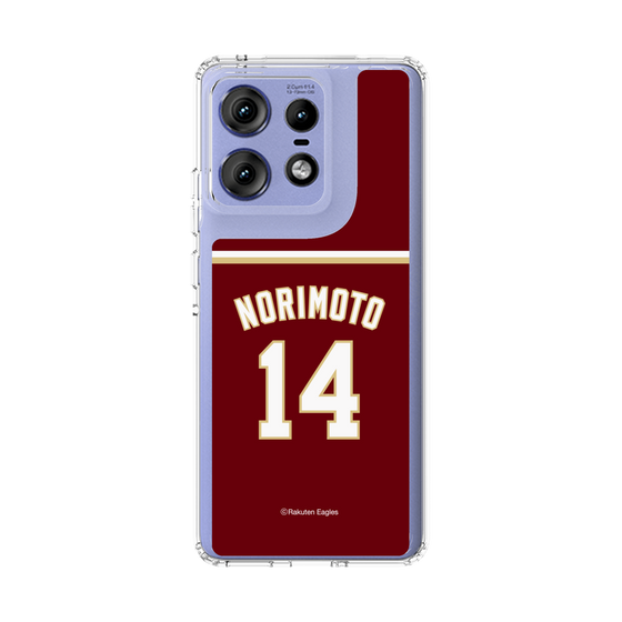 スリムプロテクションケース［ 楽天イーグルス - #14 Norimoto - ビジター ］