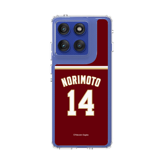 スリムプロテクションケース［ 楽天イーグルス - #14 Norimoto - ビジター ］