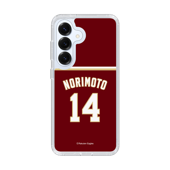 スリムプロテクションケース［ 楽天イーグルス - #14 Norimoto -ビジター ］