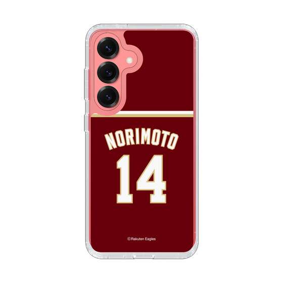 スリムプロテクションケース［ 楽天イーグルス - #14 Norimoto -ビジター ］