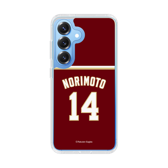 スリムプロテクションケース［ 楽天イーグルス - #14 Norimoto -ビジター ］