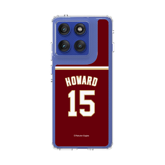 スリムプロテクションケース［ 楽天イーグルス - #15 Howard - ビジター ］