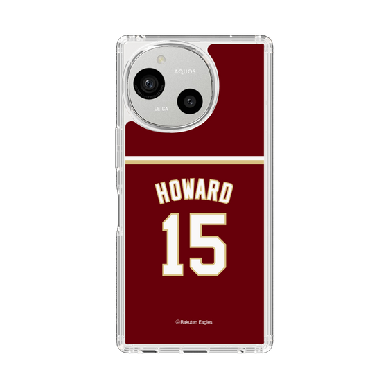 スリムプロテクションケース［ 楽天イーグルス - #15 Howard - ビジター ］