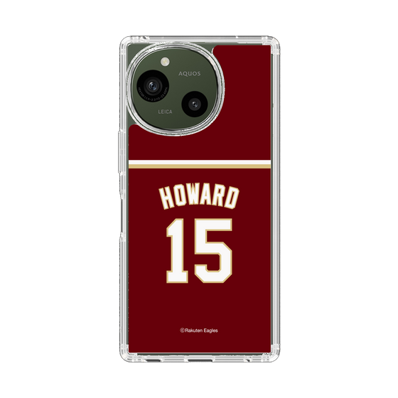 スリムプロテクションケース［ 楽天イーグルス - #15 Howard - ビジター ］