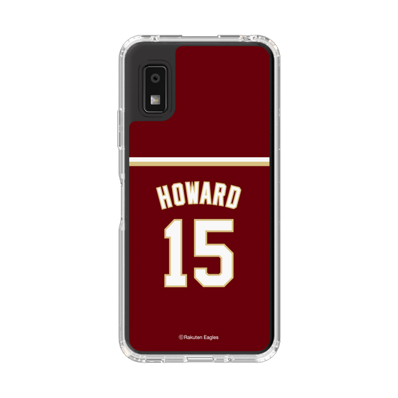 スリムプロテクションケース［ 楽天イーグルス - #15 Howard - ビジター ］