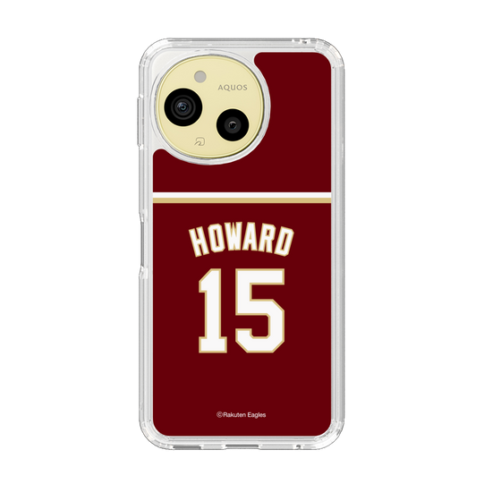 スリムプロテクションケース［ 楽天イーグルス - #15 Howard - ビジター ］
