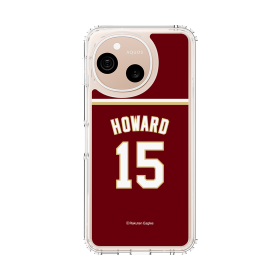 スリムプロテクションケース［ 楽天イーグルス - #15 Howard - ビジター ］