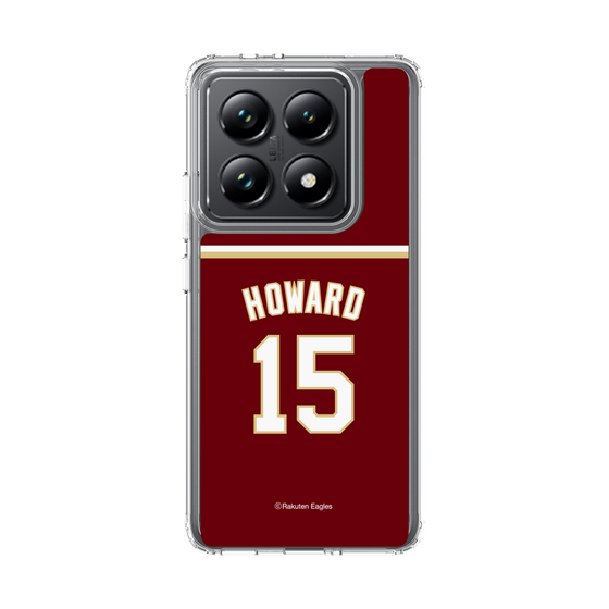 スリムプロテクションケース［ 楽天イーグルス - #15 Howard - ビジター ］