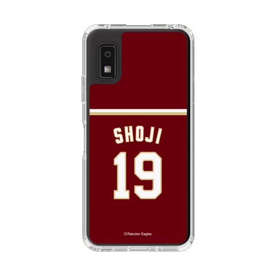スリムプロテクションケース［ 楽天イーグルス - #19 Shoji - ビジター ］
