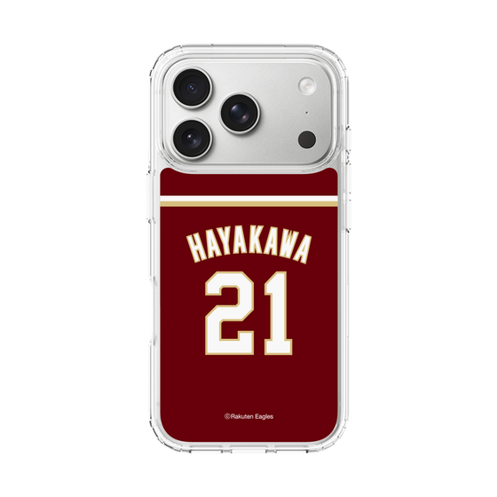 スリムプロテクションケース［ 楽天イーグルス - #21 Hayakawa - ビジター ］