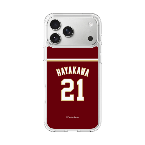 スリムプロテクションケース［ 楽天イーグルス - #21 Hayakawa - ビジター ］